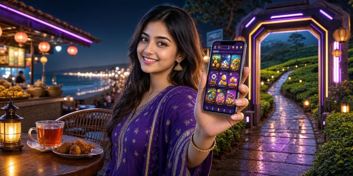 কক্সবাজারে চা বাগানে মোবাইলে 606 ক্যাসিনো উপভোগ করছেন একজন সদস্য